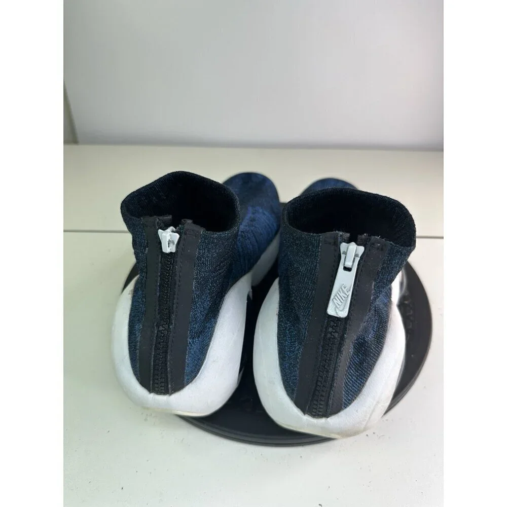 DAMAGED Blue Nike Flight Bonafide Shoes Mens 10.5 Athletic Zip 917742-400